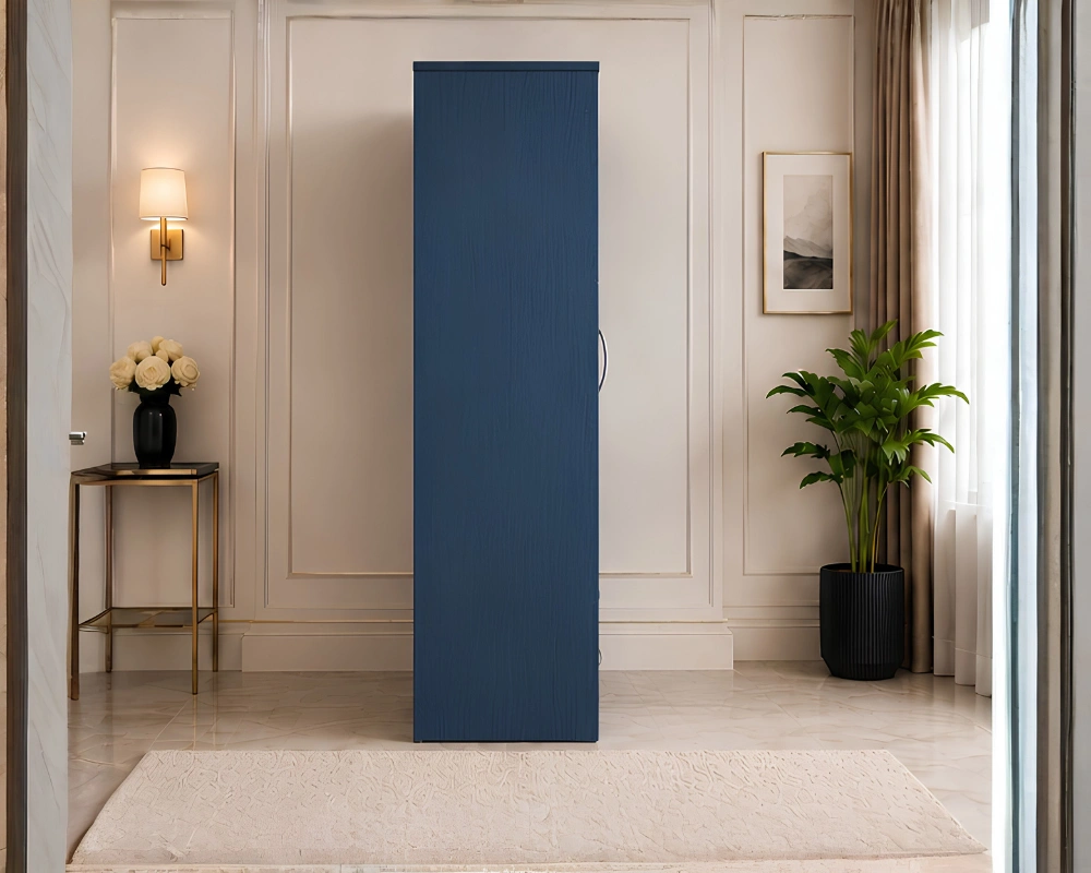 SpaceSaver Two Door Wardrobe with Drawers - Contemporary Two Door Wardrobe Cabinet - Image 3