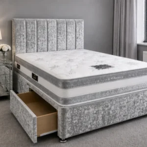 King Size Bed - Modern King Size Storage Bed – Mattress Included