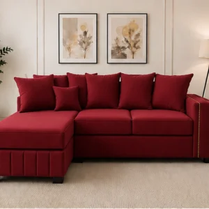Elegant L-Shaped Sofa with Chaise – Modern Sectional Sofa for Contemporary Living Rooms