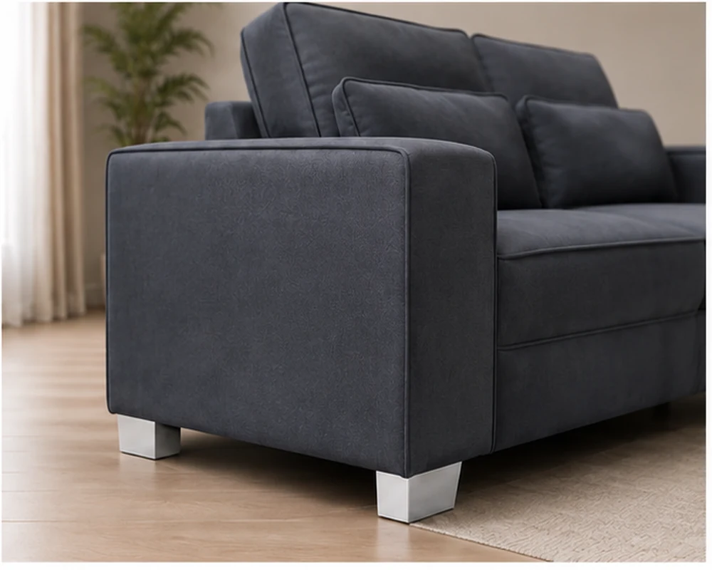 Luxury Dark Grey Sofa Set – Modern 2+3 Seater Living Room Furniture - Image 3