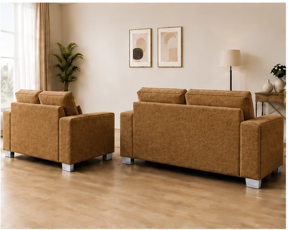Elegant Comfort Oak Sofa – Premium 3+2 Seater Set for Contemporary Interiors - Image 5