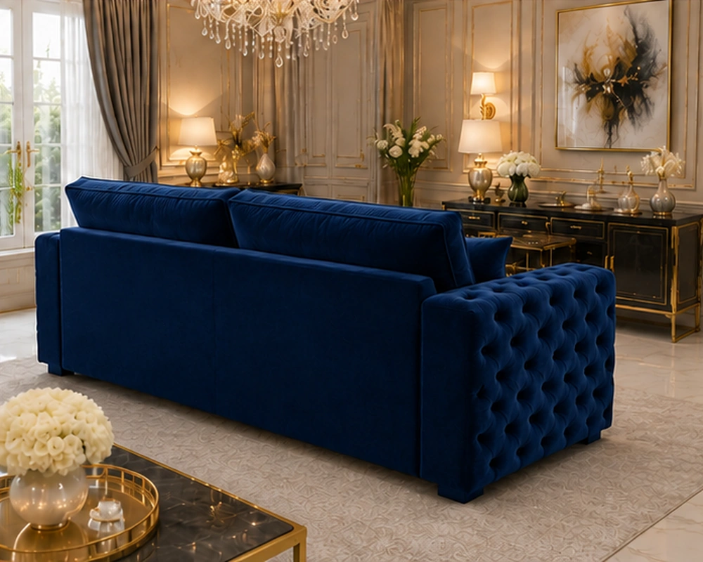 Elegant Ashton 2-Seater Couch – Luxury Modern Fabric Sofa - Image 2