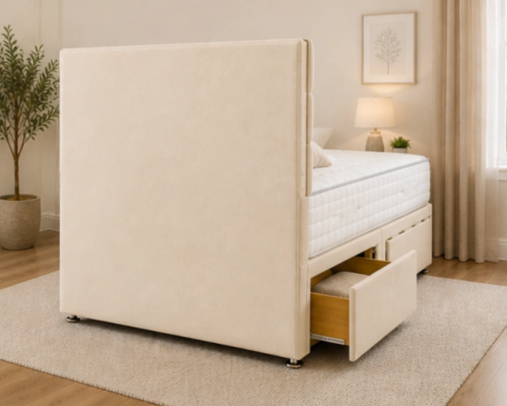 Comfortable King Size Divan Bed – Comfortable King Size Bed with Mattress and Drawers - Image 4