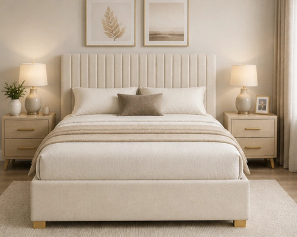 Storage Divan Bed Double Size - Modern Divan Storage Bed with Mattress
