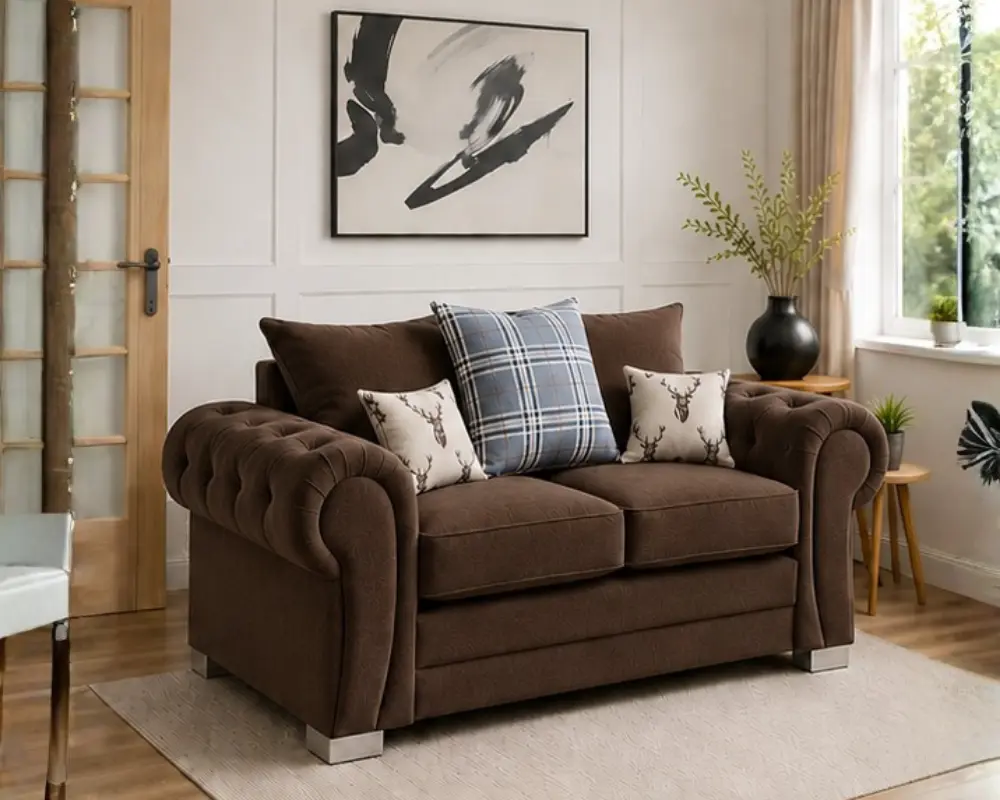 luxury Sofa - Verona Sofa - Two Seater Sofa - Image 2