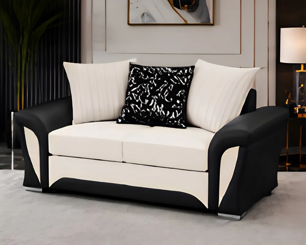 Elegant Off-White 2 Seater Sofa - Shannon Comfort 2 Seater Sofa - Image 2