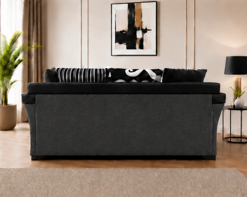 Shannon 3 Seater Sofa – Charcoal Modern Luxury Living Room Seating - Image 4