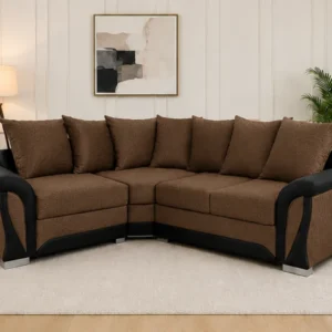 Shannon 4 Seater Sofa - Luxury Brown Modern Living Room Sofa
