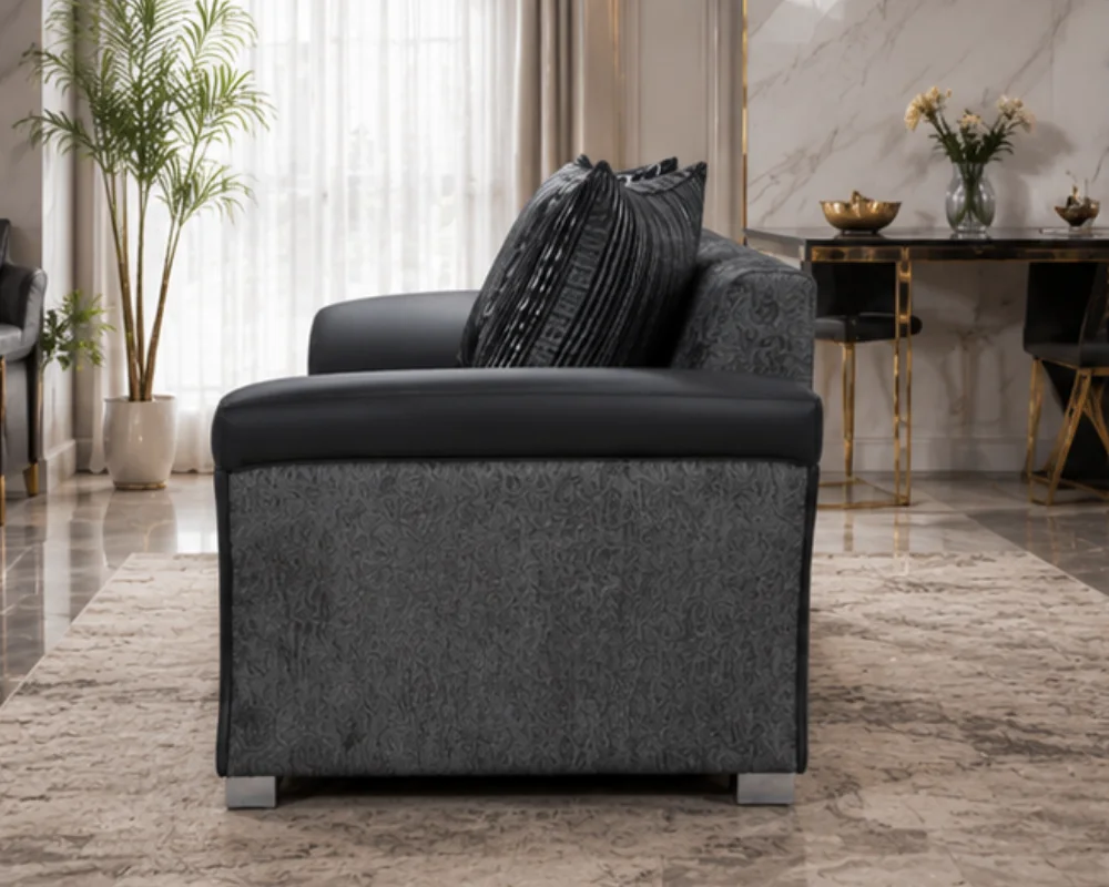 Shannon 2 Seater dark grey Couch - Shannon Lounge 2 Seater Sofa - Image 3