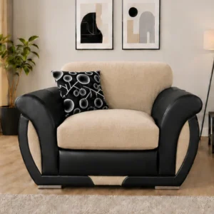 Shannon One Seater Beige Sofa - Comfortable Shannon One Seater Sofa