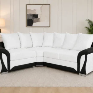 Shanon 4 Seater Corner Sofa - Luxury White 4 Seater Sofa & Premium Shannon Design