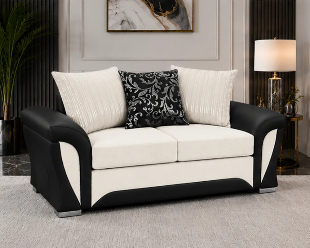Elegant Off-White 2 Seater Sofa - Shannon Comfort 2 Seater Sofa - Image 3