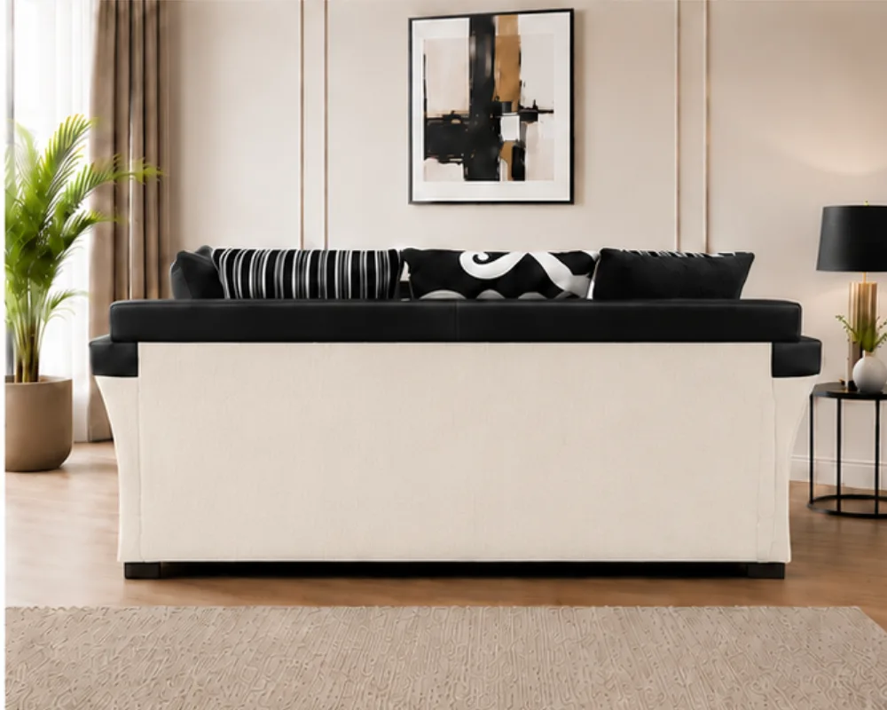 Off White Shannon 3 Seater Sofa – Premium Luxury Living Room Sofa - Image 3