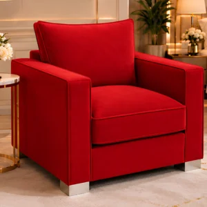 Sloane Premium Single Sofa - Sloane Single Seater Sofa – Comfortable Soft Upholstered Sofa