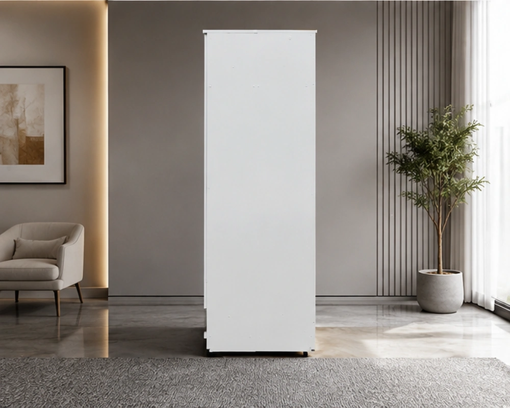 Classic White Wardrobe with Drawers – Spacious 4 Door Bedroom Storage - Image 4