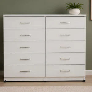Chest of 5+5 Drawers - Stylish Drawer Storage - Modern Large Storage