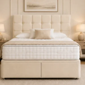 Comfortable King Size Divan Bed – Comfortable King Size Bed with Mattress and Drawers