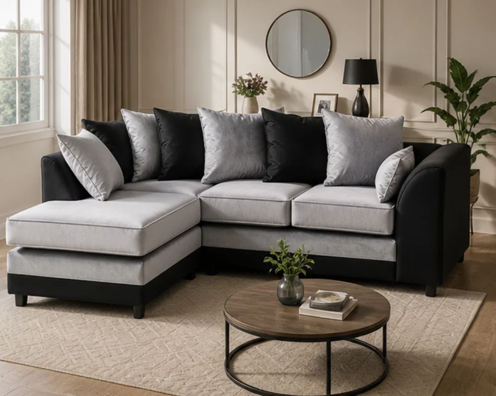 Luxury Dylan 4 Seater Corner Sofa – Stylish & Durable Design