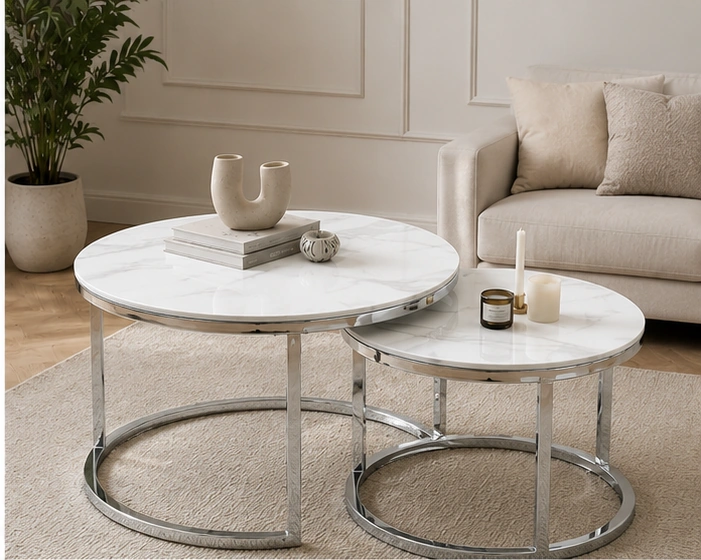 Luxury Living Room Coffee Table – Contemporary Stylish Centre Table with Modern Finish - Image 4
