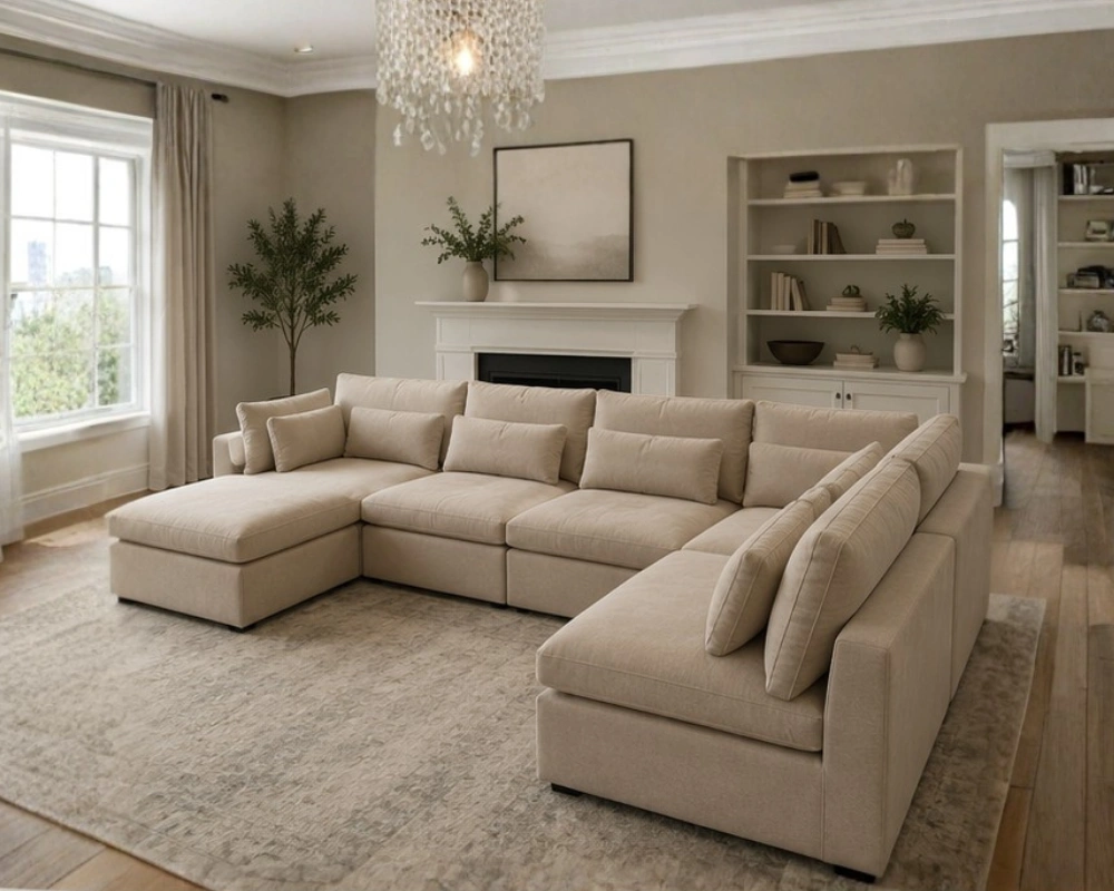 U Shape Sofa – Perfect for Family Living - Sofa U-Shape - Image 2