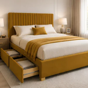 Divan Bed - Space Saving King Size Divan Bed - King Divan Bed Set – Storage & Mattress Included