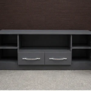 Modern TV Stand Unit with Storage Drawers & Side Cabinets – Stylish Living Room Furniture