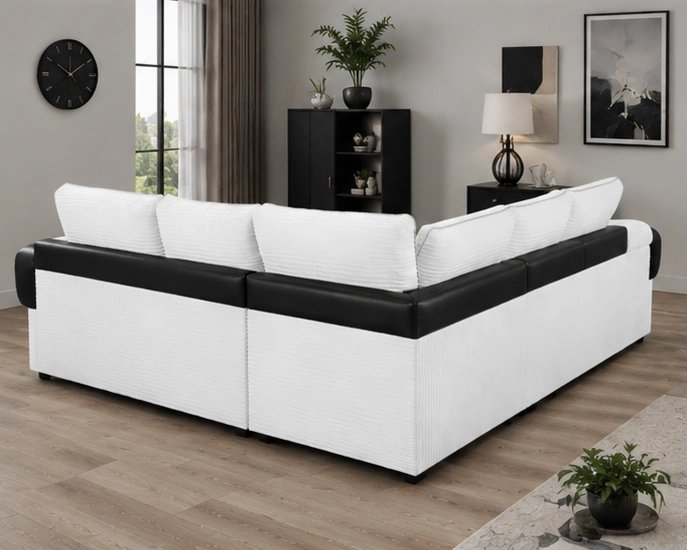 Modern Corner Sofa – Comfortable L Shaped Living Room Sofa - Image 3
