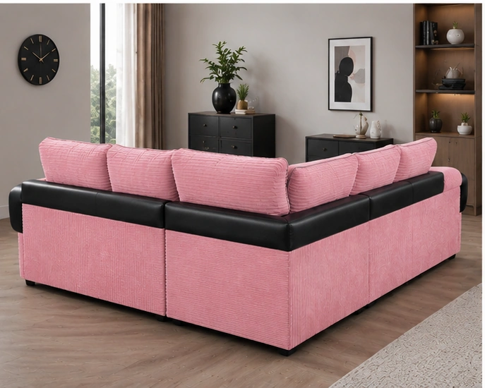 Luxury L Shaped Corner Sofa – Stylish Living Room Furniture - Image 4