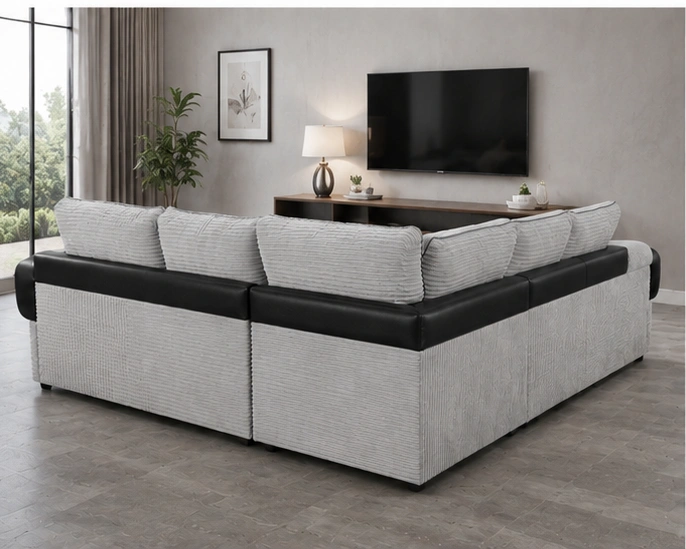 Luxury L Shape Corner Sofa – Elegant & Comfortable Design - Image 4