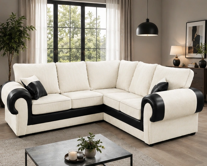 Contemporary Corner Sofa – Spacious L Shape Sofa