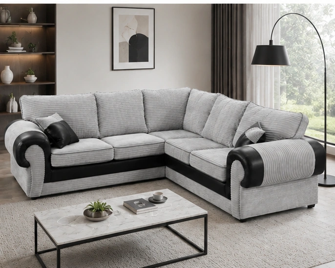 Luxury L Shape Corner Sofa – Elegant & Comfortable Design - Image 2