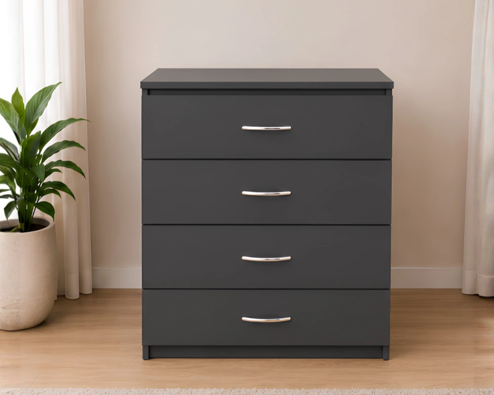 Chest of 4 Drawers - Luxury Storage Chest of 4 Drawers - Stylish Wooden Furniture