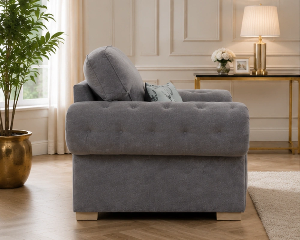 Verona 1 Seater Sofa - One Seater Sofa - Modern Single Seater Sofa - Image 3