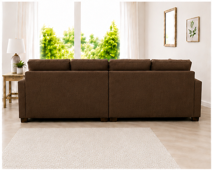 Brown Colour Premium 5-Seater Corner Sofa - Premium quality sofa - Image 4